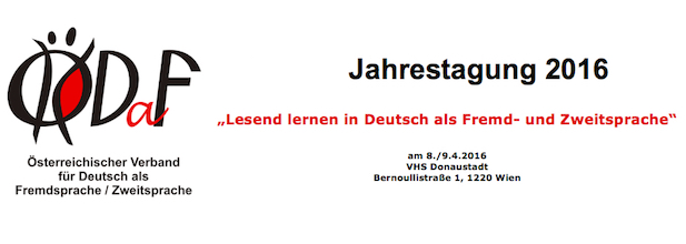 ÖDaF-Jahrestagung 2016