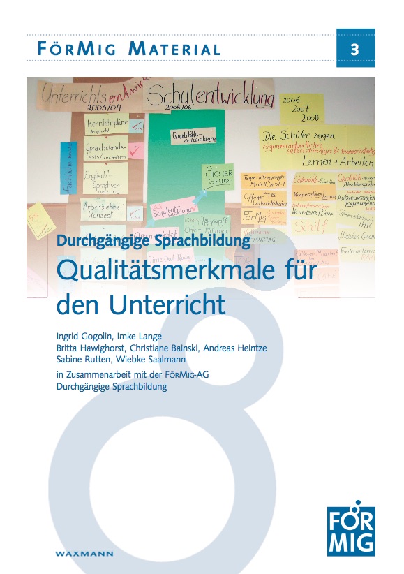 Durchgängige Sprachbildung – Qualitätsmerkmale für den Unterricht