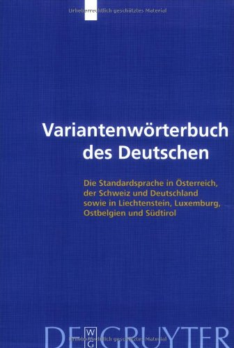 Variantenwörterbuch des Deutschen
