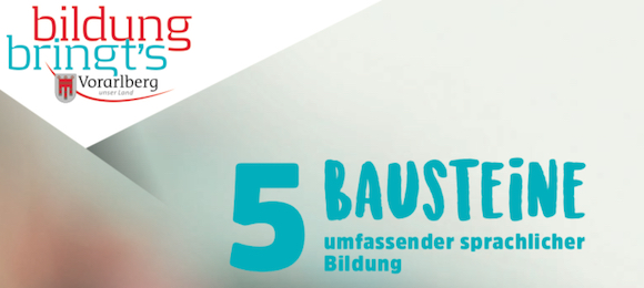 „5 Bausteine umfassender sprachlicher Bildung“ sind nun online
