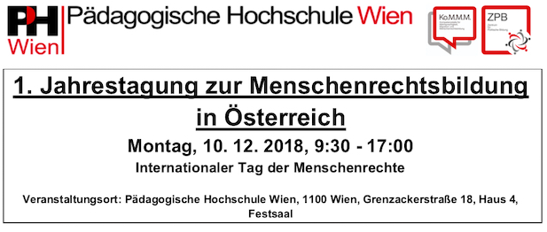 Jahrestagung zur Menschenrechtsbildung