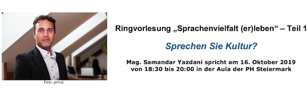 Ringvorlesung „Sprachenvielfalt (er)leben“ zum Thema Diversity-Kompetenz
