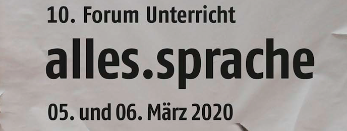 10. Forum Unterricht: alles.sprache