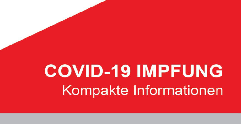 Mehrsprachiges Informationsblatt der Vorarlberger Landesregierung – Impfung COVID-19