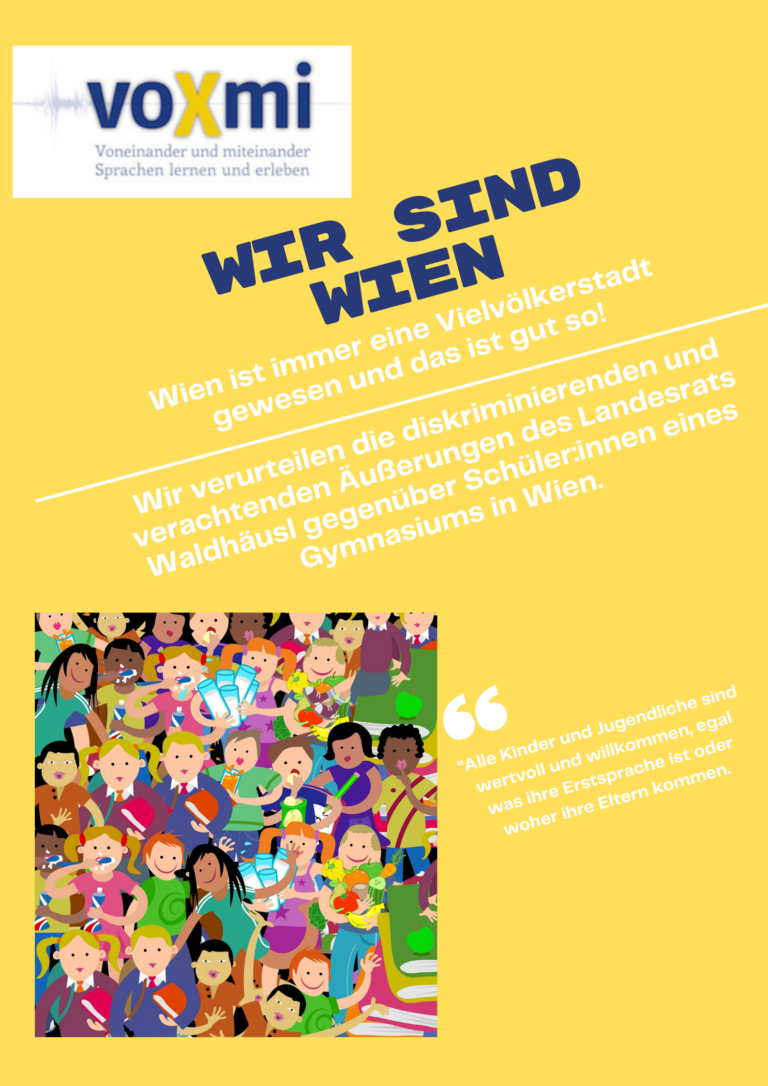 Wir sind Wien – Wir sind Österreich. Alle.