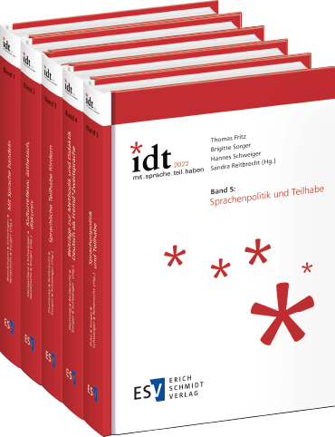 Tagungsbände zur IDT 2022: *mit.sprache.teil.haben