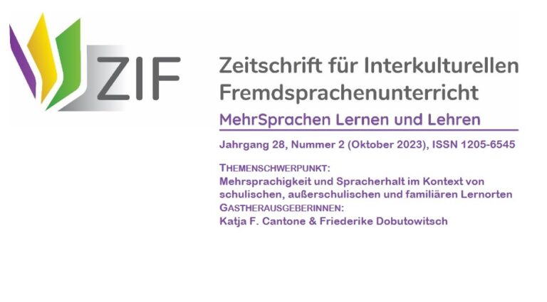 Themenheft „Mehrsprachigkeit und Spracherhalt im Kontext von schulischen, außerschulischen und familiären Lernorten“